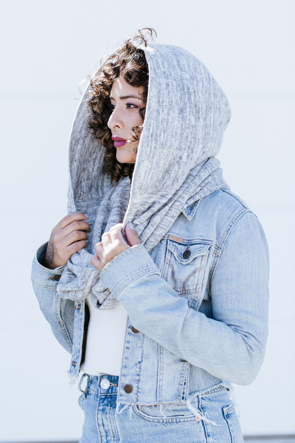 Travel Hooded - Gris claro